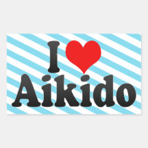 I love Aikido Sticker
