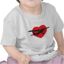 I Love Airplanes T-shirts