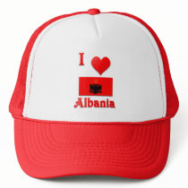 I Love Albania Trucker Hats