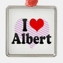 I love Albert Ornament