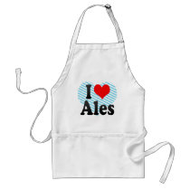 I Love Ales, France Apron