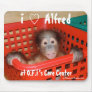 I Love Alfred the Baby Orangutan Mousepad