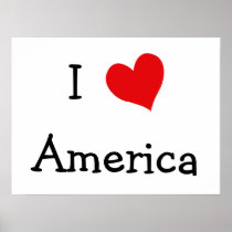 I Love America Print