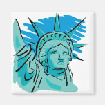 I Love America - Statue Of Liberty New York USA Magnets