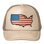 I Love America - United States Flag Trucker Hat