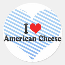 I Love American Cheese Sticker
