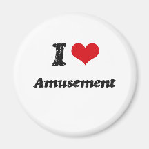 I Love Amusement Fridge Magnets