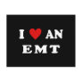 I Love An EMT Postcards