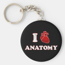 i love anatomy key chains