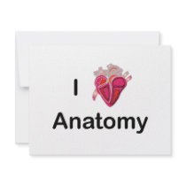 I Love Anatomy with human heart! Announcement