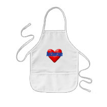 I Love Anchorage Alaska Aprons