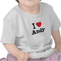 I love Andy heart custom personalized Shirt