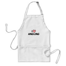 I Love Angling Aprons