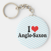 I Love Anglo-Saxon Key Chain