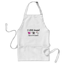 I Love Animals Vegetarian Aprons