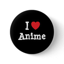 I love Anime heart custom personalized
