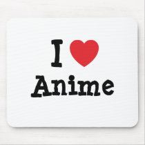I love Anime heart custom personalized