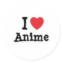 I love Anime heart custom personalized