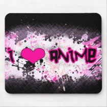 I Love Anime Mousepad