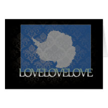 I love Antarctica Cool Card