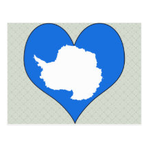 I Love Antarctica Post Card