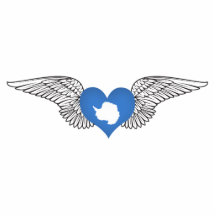 I Love Antarctica -wings Photo Cut Outs