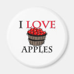 I Love Apples Fridge Magnets