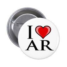 I Love AR - Arkansas Pin