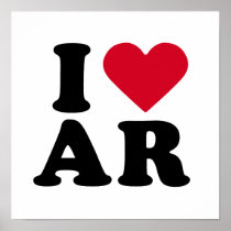I LOVE AR POSTERS