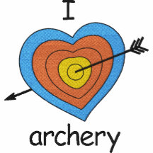 I Love Archery Polo Shirt