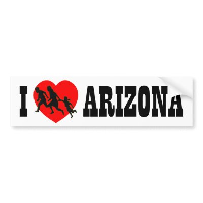 I Love Arizona Bumper Stickers by Megatudes