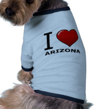 I LOVE ARIZONA PET CLOTHES