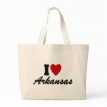 I Love Arkansas Tote Bags