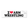 I love arm wrestling bumper stickers