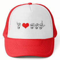 I Love ASL Hat