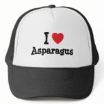 I love Asparagus heart T-Shirt Hat