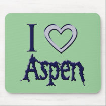 i love aspen mouse pads