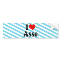 I Love Asse, Belgium. Ik Hou Van Asse, Belgium Bumper Sticker