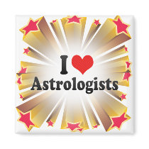 I Love Astrologists Refrigerator Magnet