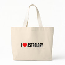 I Love Astrology Canvas Bags
