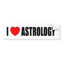 I Love Astrology Bumper Sticker