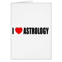 I Love Astrology Greeting Cards