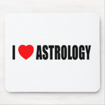 I Love Astrology Mouse Pad