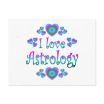 I Love Astrology Postcard