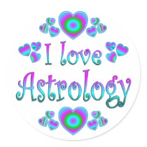 I Love Astrology Sticker