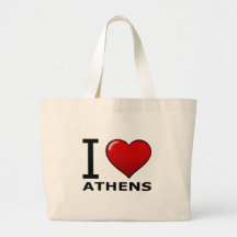 I LOVE ATHENS,GA - GEORGIA BAGS
