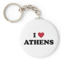 I Love Athens Georgia Key Chains