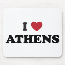 I Love Athens Georgia Mouse Pad