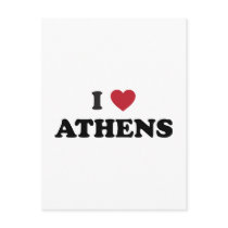 I Love Athens Georgia Post Card
