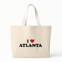 I Love Atlanta Georgia Tote Bags